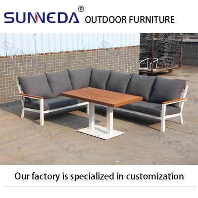Outdoor Patio Furniture Sectional Sofa with Waterproof Cushion Seat