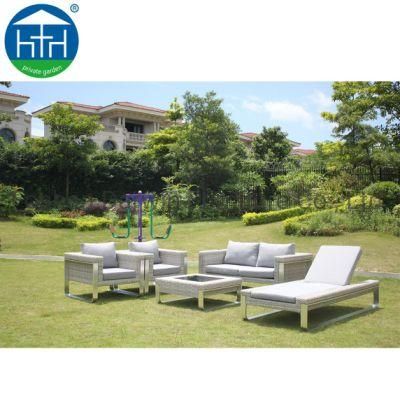 2019 New Design Hot Sell Rattan Garden Outdoor Furniture Sofa Set Eco Friendly