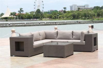 Providing Flexible Order Quantity Darwin or OEM Outdoor Garden Sofa Rattan Couch