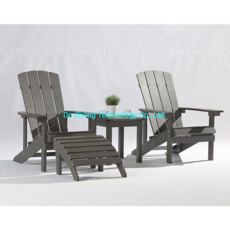 Modern Style Living Room Balcony Polywood Wooden Side Table Set Stand Tea Coffee Table Set