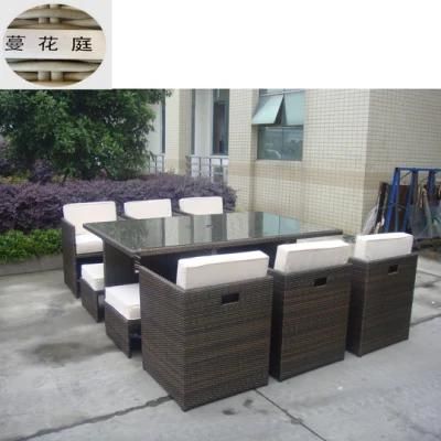 Outdoor Garden Family Sunscreen Waterproof Tables and Chairs