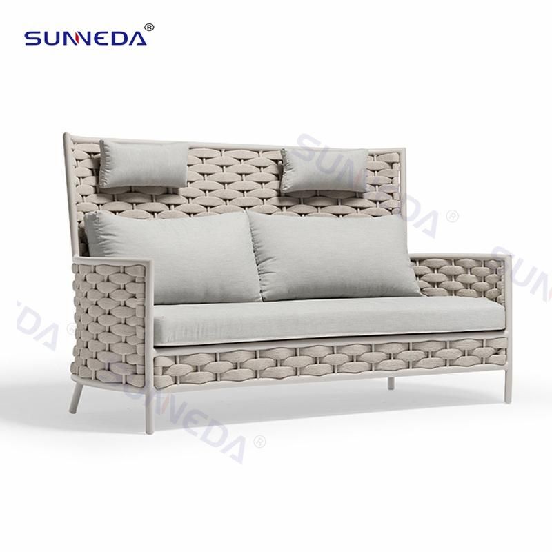 European Style Popular Fashion Modern Webbing Foam Garden Sofa Set