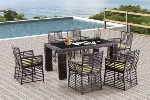 Outdoor Furniture Patio High Quality Thick Imitation Rattan Sofa and Coffee Table