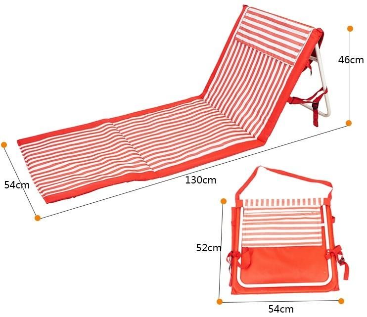 2018 New Arrival Foldable Beach Pad Easy Carrying Chair Mat