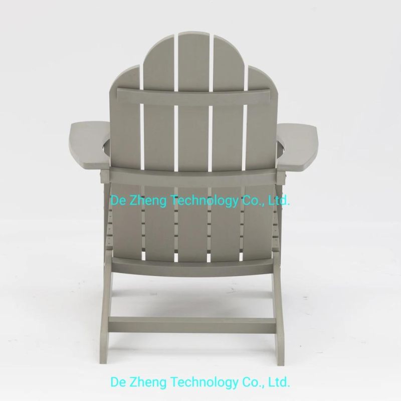 Brand Hot Selling Plastic Wood Adirondack Chair Waterproof Outdoor Furniture Comfortable Outdoor Indoor Patio Garden Wooden Beach Chair