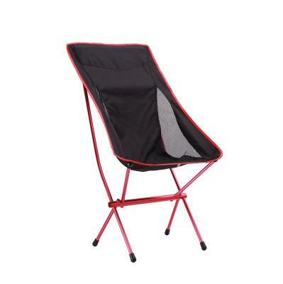 Black Camping Chair Easy to Be Cleaned