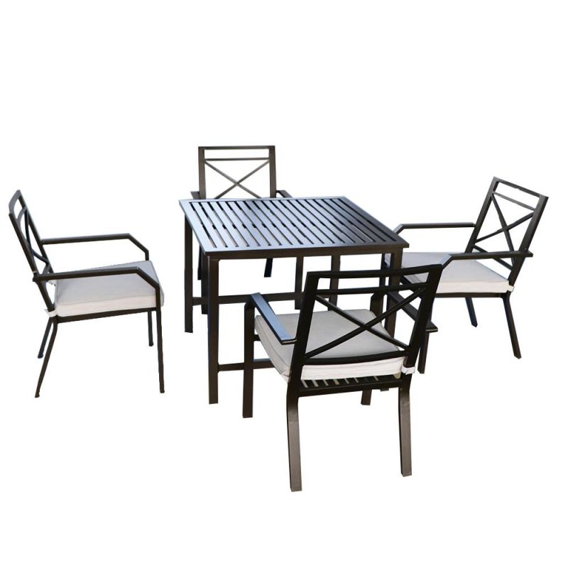 Cast Aluminium Bench Cast Iron Park Bench Black Metal Garden Bench