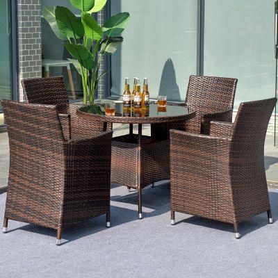 Rattan Garden Furniture/Outdoor Table and Chair/Dining Table and Chair
