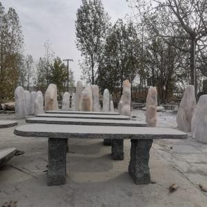 Polished Granite Bench for Garden Hotel Decoration