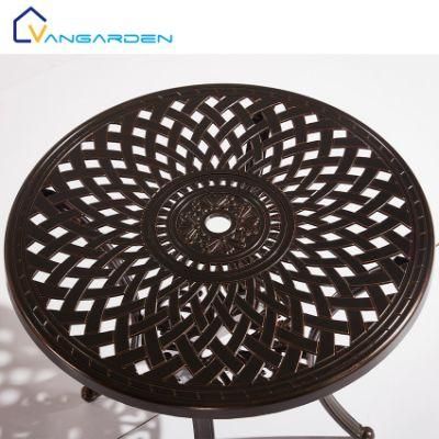 Leisure Style Diameter 78 Cm Aluminum Patio Table Set Dining Bar
