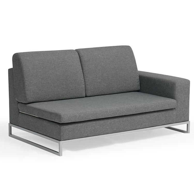Foshan L Shape Glowing Garden Furniture Sofa Bed for Exterior or Outdoor Use