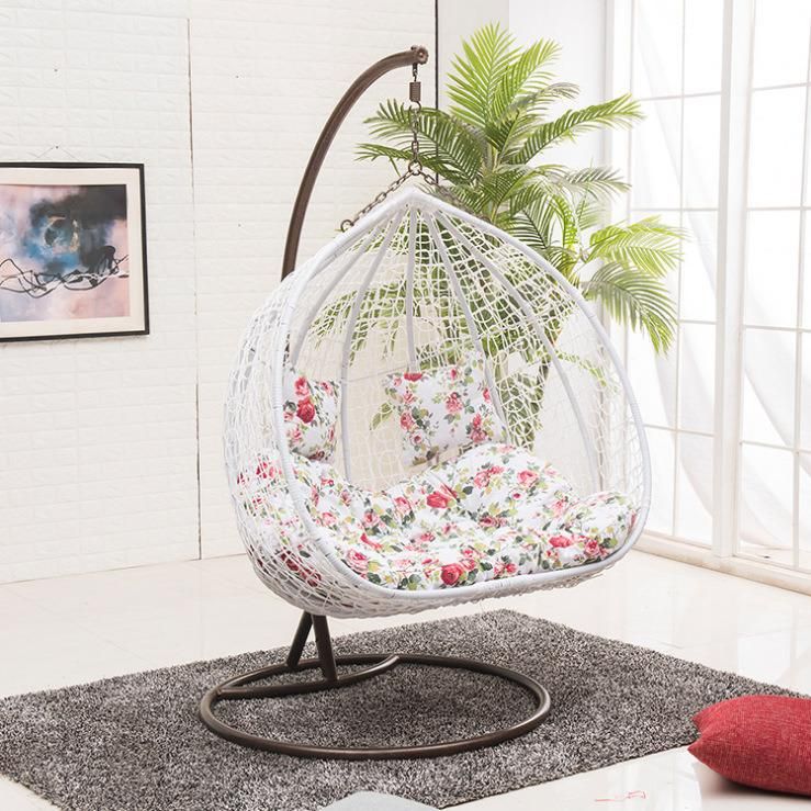 Outdoor Leisure PE Rattan Hanging Garden Modern Egg Swing Chair