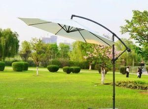 Big Folding Outdoor Steel Banana Parasol Sun Table Cantilever Umbrella