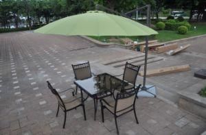 3m Steel &amp; Fibreglass Cantilever Offset Parasol Garden Umbrella