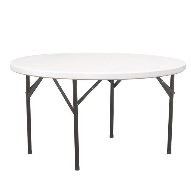 5FT Round Portable Outdoor Plastic Folding Table for Banquet Weddings