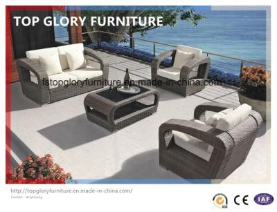 PE Rattan &amp; Aluminum Furniture, Outdoor Rattan Sofa Outdoor Furniture Garden Rattan Sofa Set
