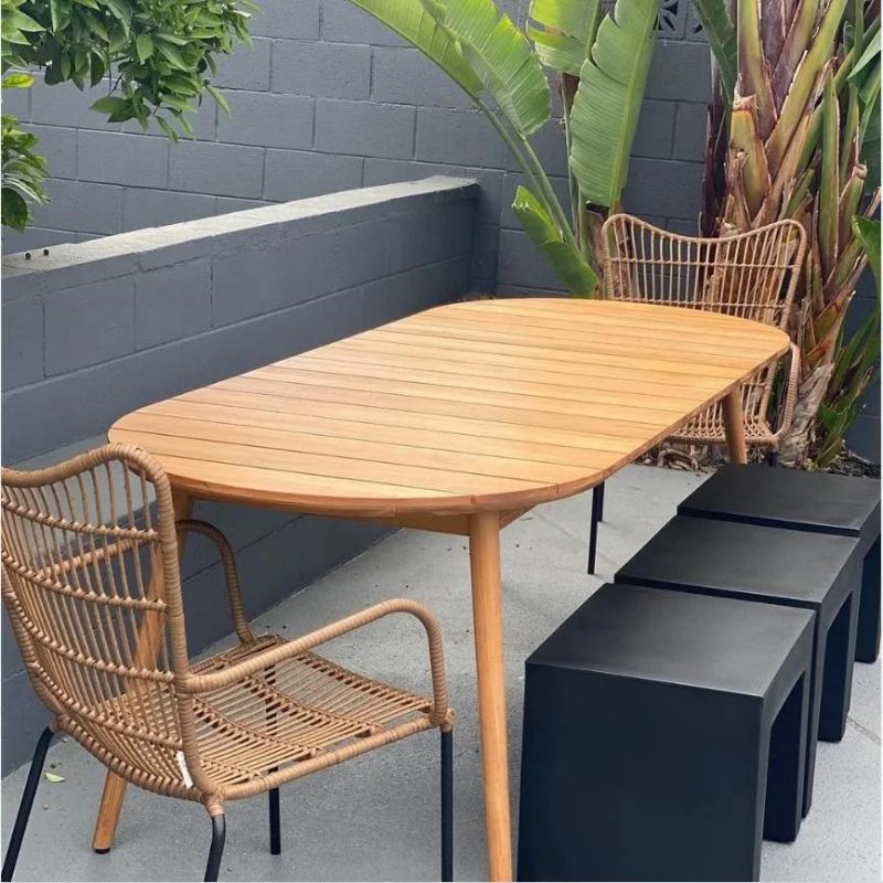 China Wholesale Modern Home Hotel Outdoor Living Room Furniture Wooden Restaurant Marble Tables Dining Table with Restaurant Chair Outdoor Tables