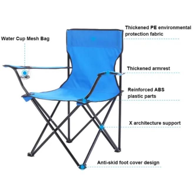 Wholesale Fishing Folding Backrest Outdoor Leisure Beach Chair