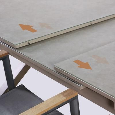 Ceramic Glass Customized OEM Foshan Wholesale Garden Furniture Outdoor Table