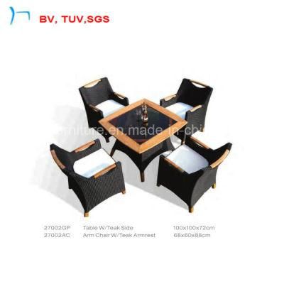 2016 Hot Selling Outdoor Teak Wood Table Dining Sets (27002)