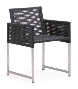 Rattan Outdoor Contract Chair with Armrest