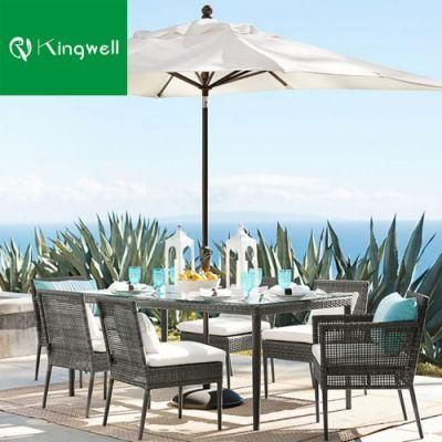Popular High Quality PE Rattan Wicker Patio Furniture Chair for Outdoor Garden Restaurant Used