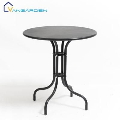Vangarden Steel Portable Bistro Coffee Round Table Outdoor
