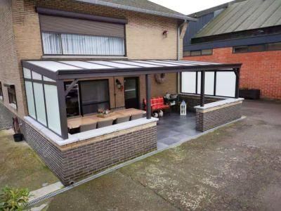 Large Aluminum Rainproof Pergola Low Maintain Pergola Aluminum Patio Roof Profiles