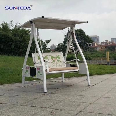 Balcony Hanging Chair with Stand Rotating Sunshade