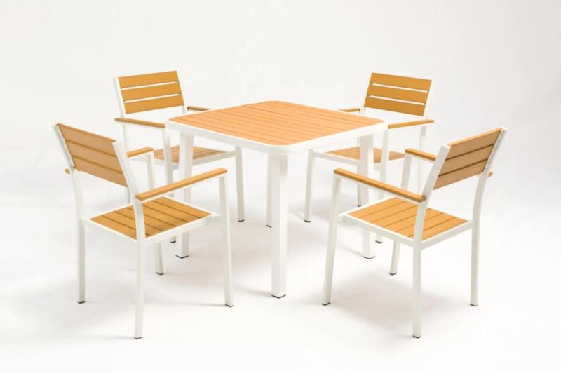 Outdoor Garden Set with Eco Wood Perfect for Dining