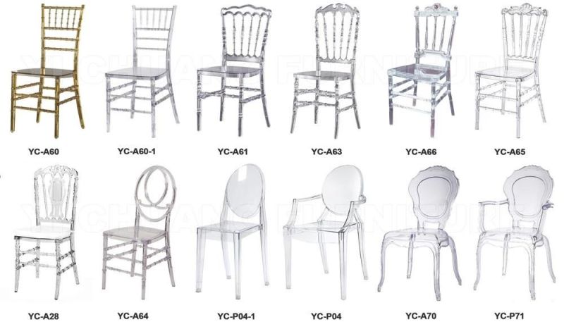 2019 White Wedding Plastic Folding Gladiator Chairs in Ghana (YC-As63)