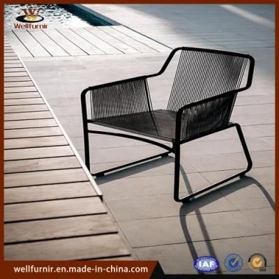 Leisure Outdoor Aluminum Garden Patio Cord Banquet Armchair