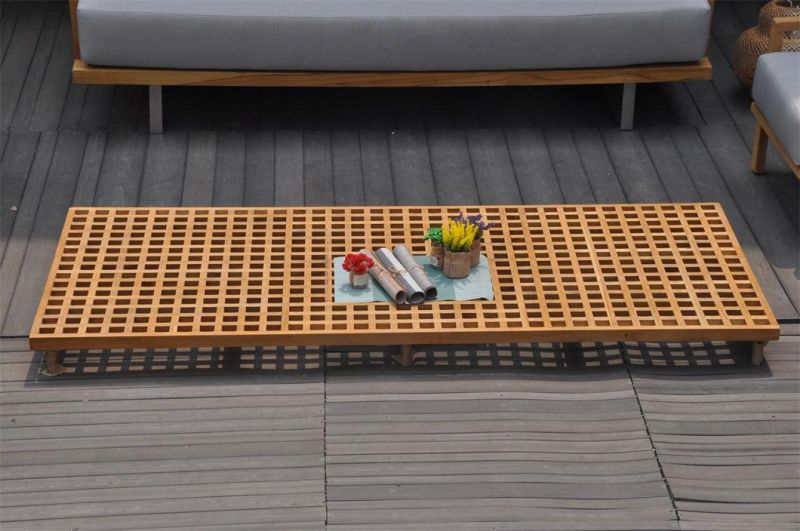 Modern Style Teak Wooden Garden Outdoor Patio Outdoor Wooden Furniture Sofa Set