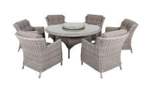 Outdoor Garden Wicker Rattan Dining Furniture Chair Table Set