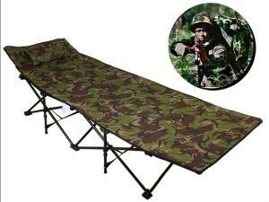 Military Outdoor Bed Single Campig Bed Camouflage Camp Bed Camp Cot