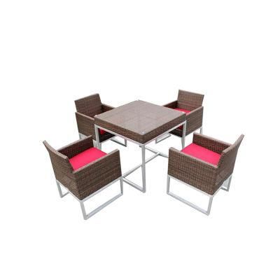 Leisure Hotel Outdoor Furniture Home Patio Garden Rattan Table Set