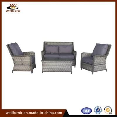 2018 Well Furnir Outdoor Rattan Furniture 4PCS Sofa Set (WF070032)