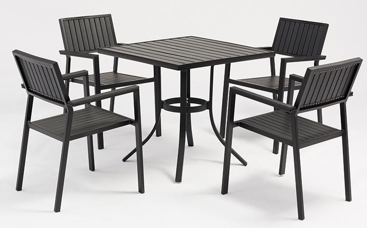 Restaurant Outdoor Garden Aluminum Furniture Outdoor Set Aluminum