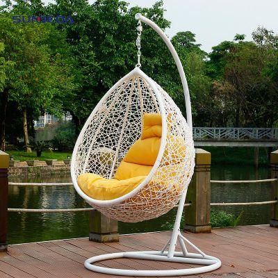Rattan Outdoor Garden Bedroom Patio Hotel Swing Chair with Cushion