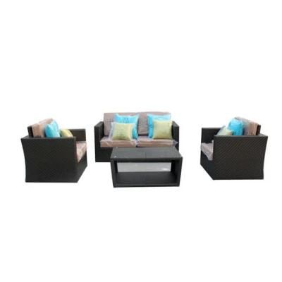 Modern Hand Weaving Wicker Outdoor Sofa Villa Rattan Sofa Set