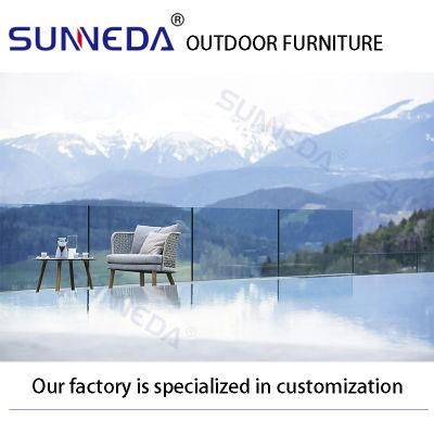 All Weather Aluminium Alloy Front Porch Countryside Villa Chair Outdoor Furniture