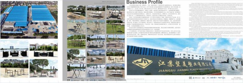 PP Injection Mould Plastic Garden Furniture Outdoor Sofa