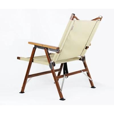 with Maximum Capacity of 330 Pounds Lightweight Wood Grain Aluminum Chair