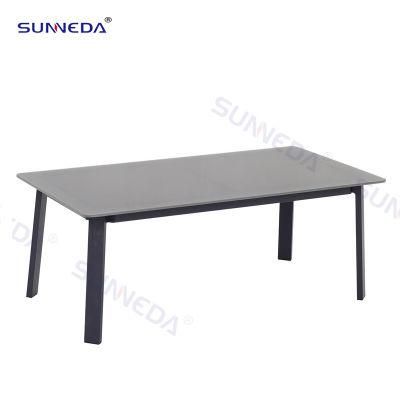 Aluminum Outdoor Sofa Set Leisure Garden Furniture Rectangle Table