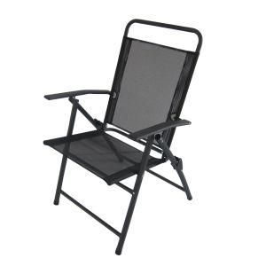 Garden Outdoor Furniture Foldable Portable Lightweight Armrest Chair