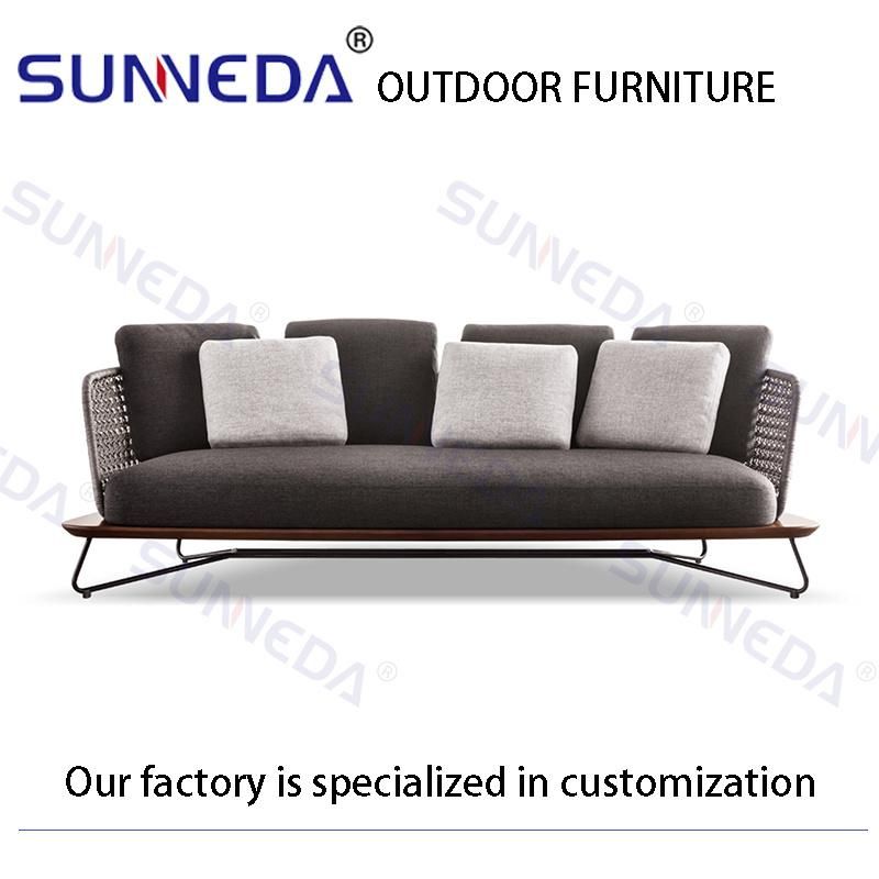 Garden Sets Sofa Outdoor Home Furniture Aluminum Chair Patio Lounge with Table