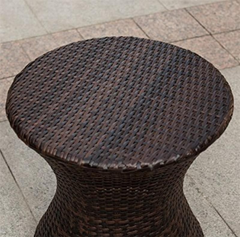 Hot Selling Outdoor 20 Inch Synthetic Rattan Table