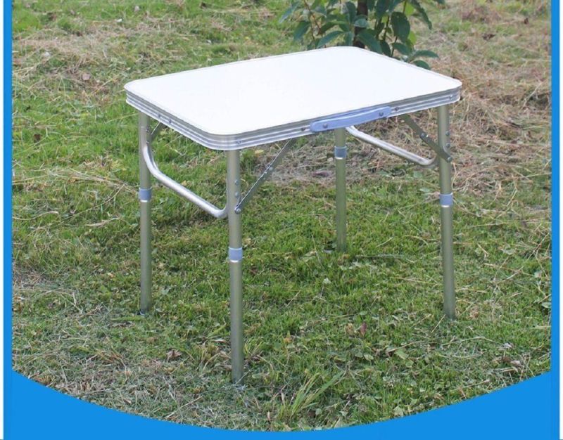 Adjustable Portable Folding Camp Table with Carry Handle Aluminum Esg17513