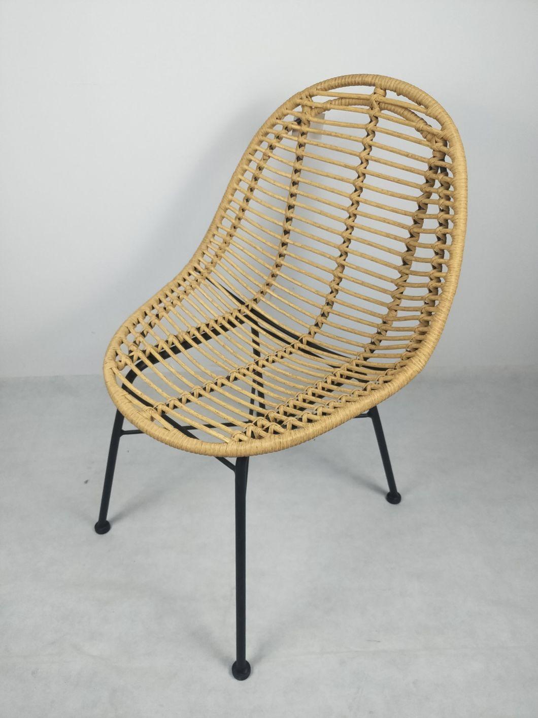 Commercial Hotel Restaurant Luxury Woven Rope Adult Bar Rattan Chair for Cafe Bar