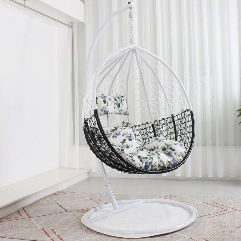 Hot Sale Rattan Hammock Steel Frame Hanging Indoor Swing Chair